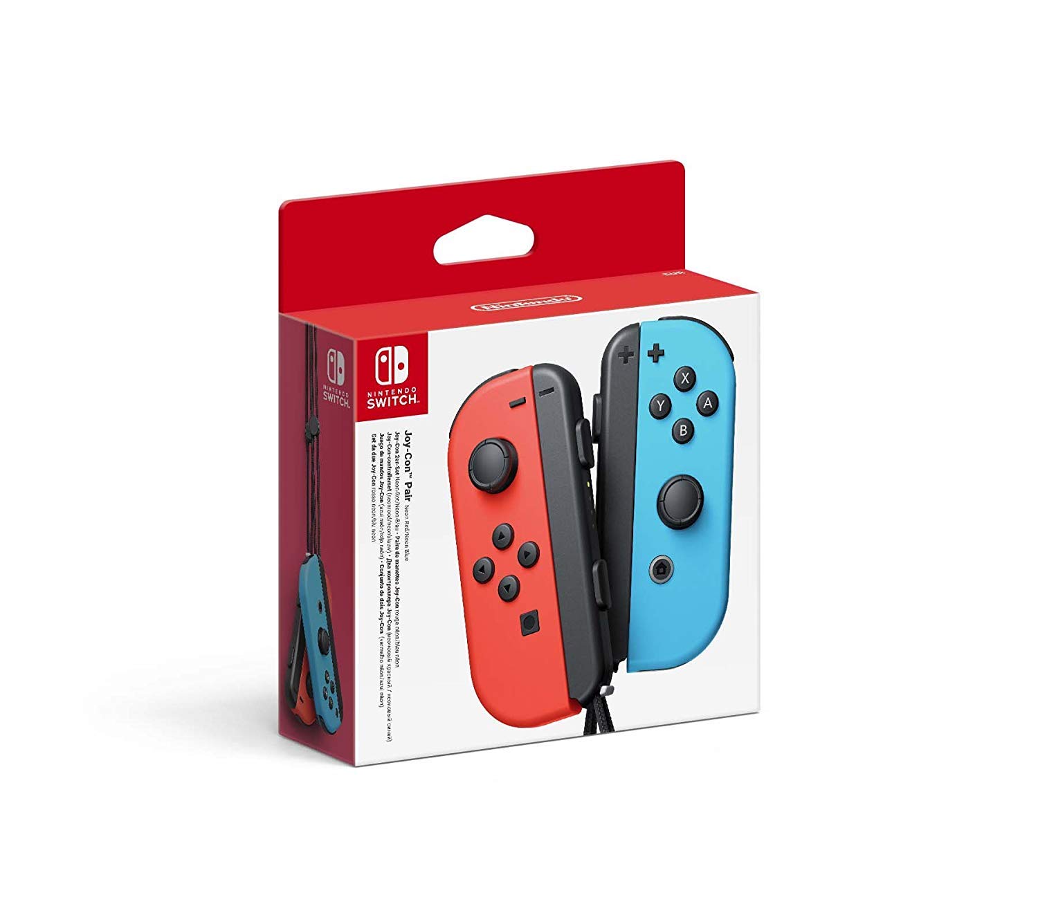 Nintendo Switch Joy Con Controller Set Neon Red Blue Capetech